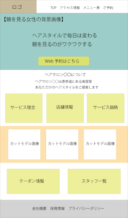 サンプル付き解説！ホームページのワイヤーフレーム作成 | 行列を ...